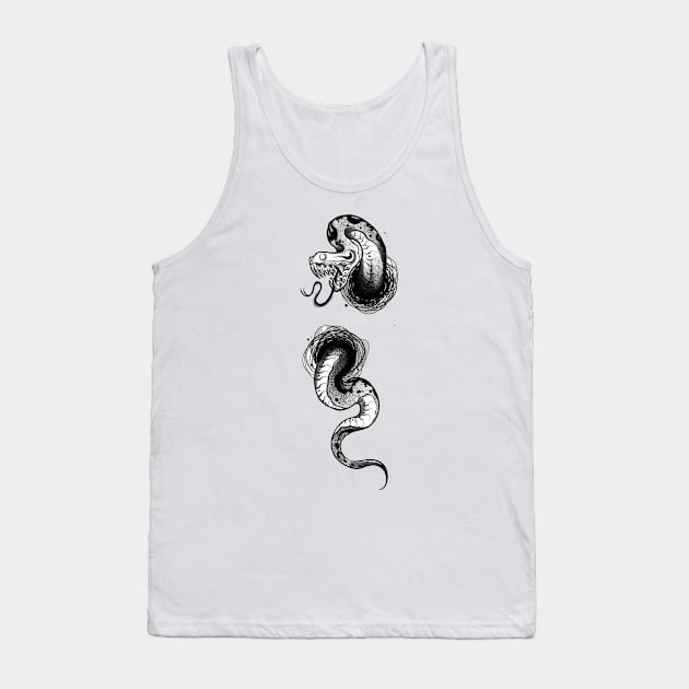 snake Tank Top by i want money